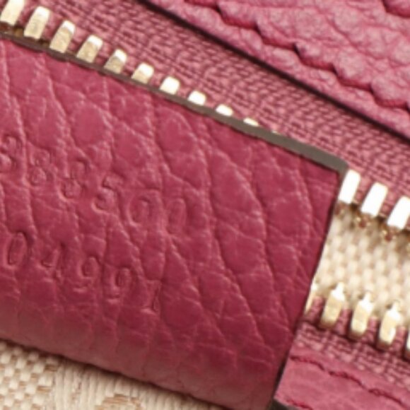 Gucci Lady Dollar Dome Two-Way Handbag in Pink Grained Leather - Picture 10 of 11